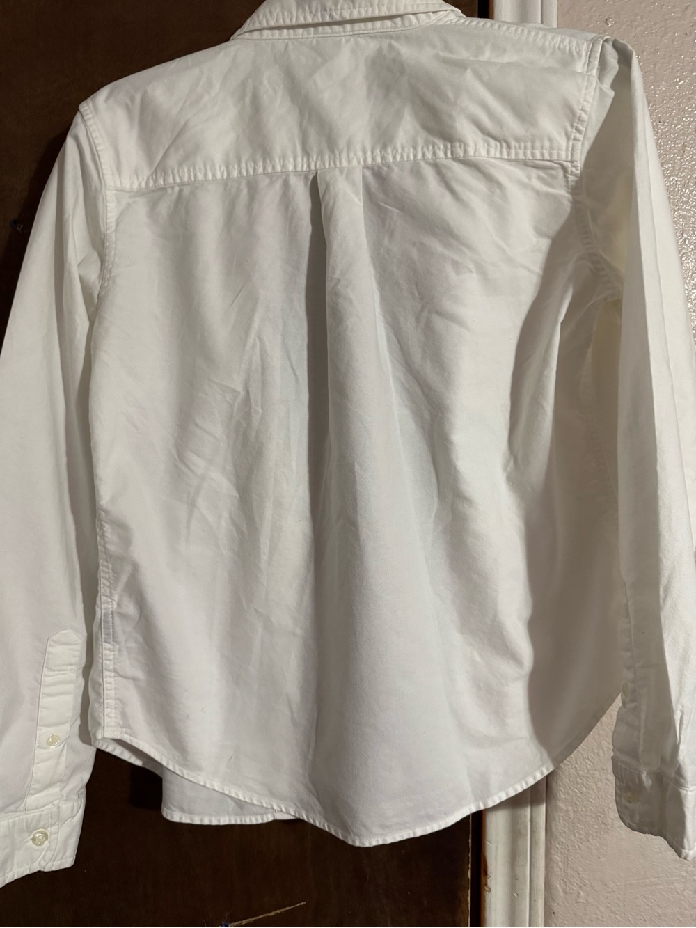 Boys Ralph Lauren White Button-Down Oxford Shirt with RL Chest Embroidery - Picture 2 of 6